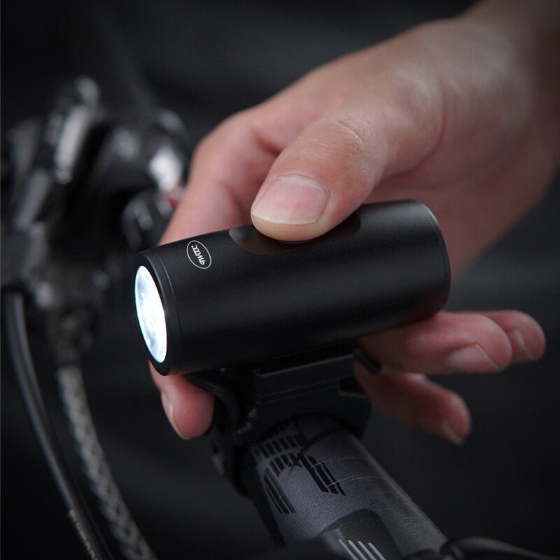 Aluminum Alloy Bike Light USB Charging Waterproof Compact High Brightness Bike Headlight