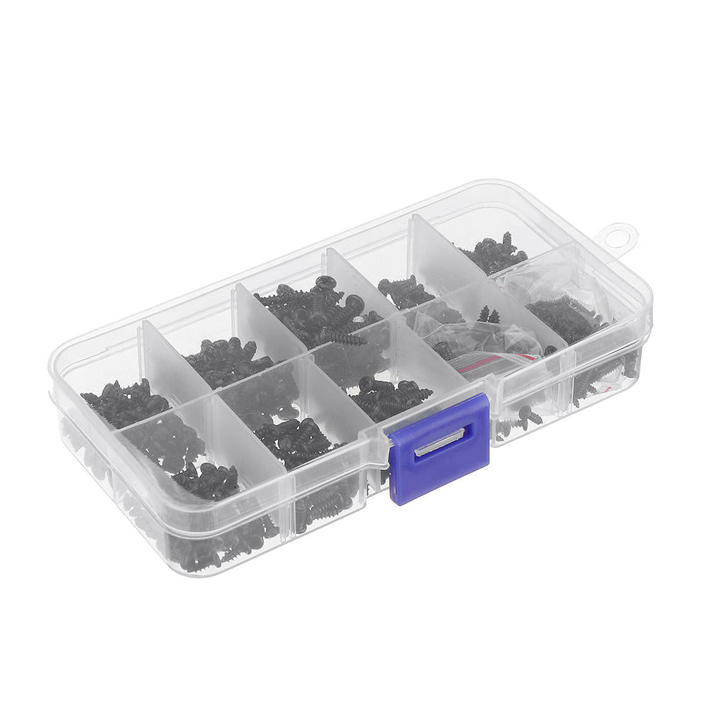 500Pcs P hilips Button Head Screw Carbon Steel Mini Electronic Notebook Laptop Repair Screw Self-Tapping Bolt Assortment Kit