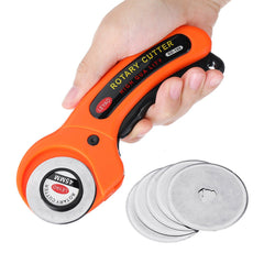 45mm Rotary Cutter Leather Cutting Tool Fabric Cutter Circular Blade DIY Sewing