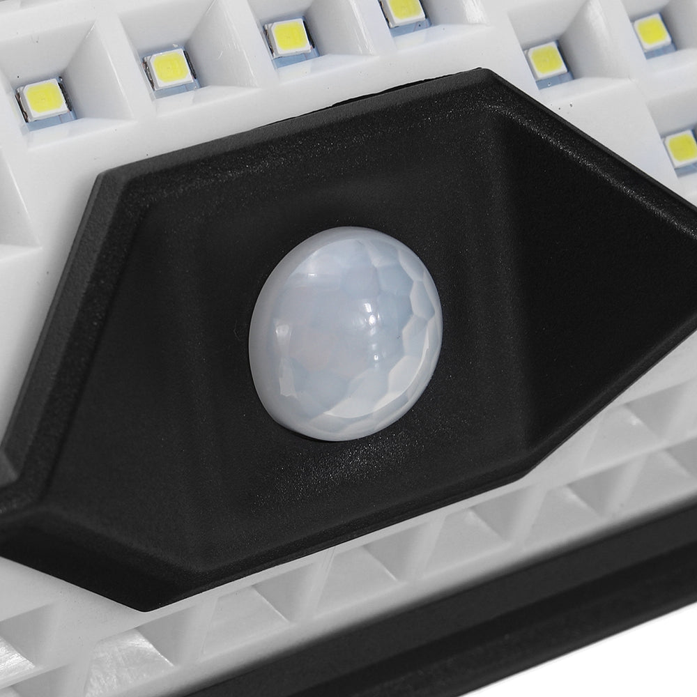 Waterproof 136 LED Solar Light PIR Motion Sensor Wall Lamp 3 Modes Dimmable Outdoor Garden Lamp 