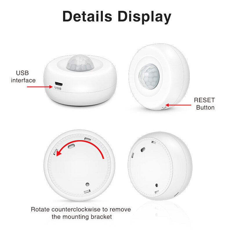 Motion Sensor Human Body Movement PIR Sensor Home Smart Security System Infrared Alarm Detector