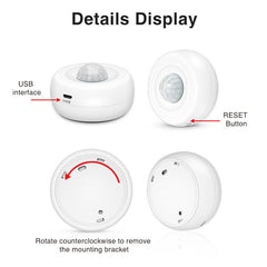 Motion Sensor Human Body Movement PIR Sensor Home Smart Security System Infrared Alarm Detector
