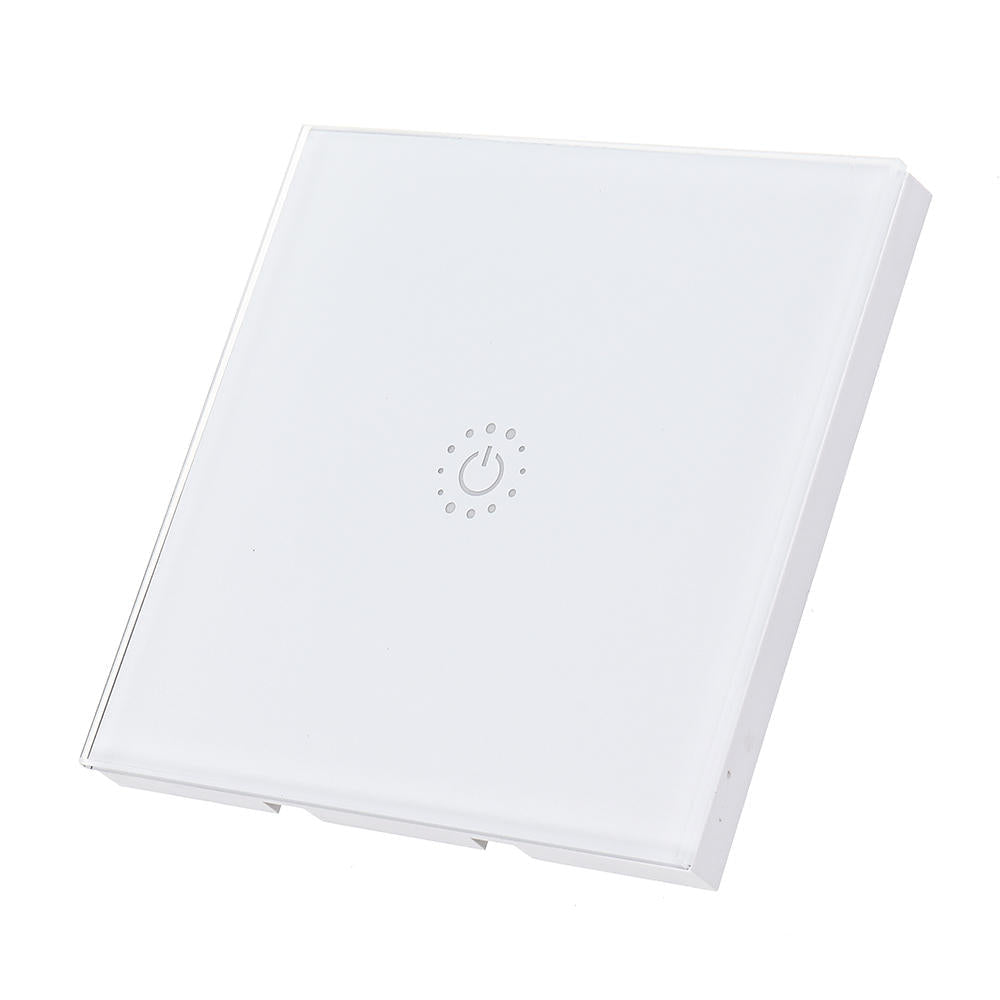 EU 433Mhz 1 Gang Smart WIFI Light Switch Interruptor Touch Wall Power Switch App Remote Control Intellegent Switch Work With Alexa Google Home