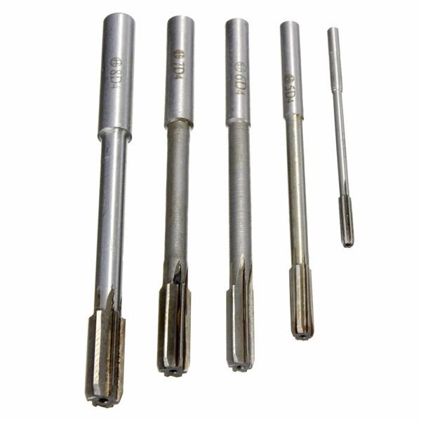 5pcs 3/5/6/7/8mm Shank Machine Milling Reamer Straight Countersink Chucking