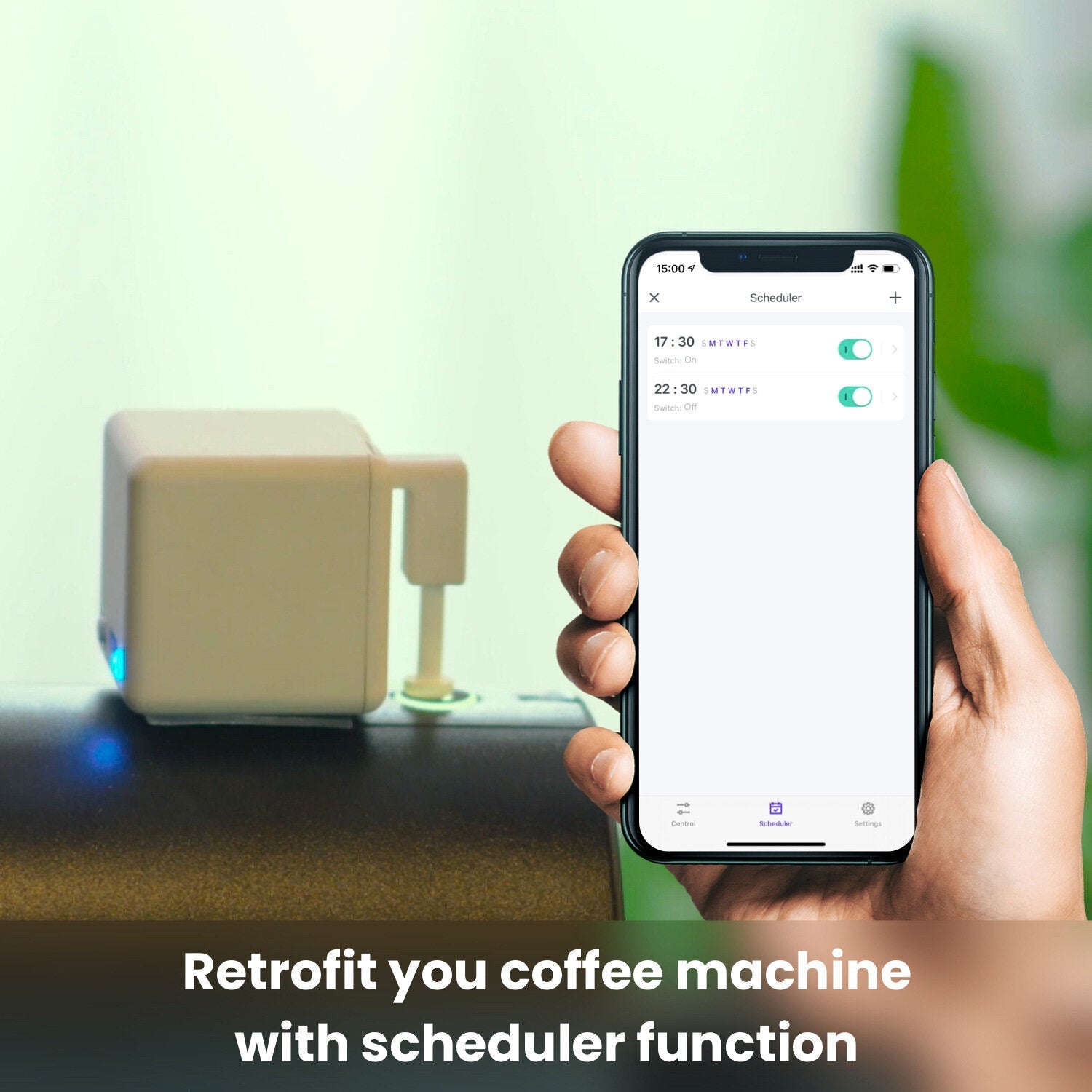Bluetooth Connection Smart Fully Automatic Fingertip Robot Free Stickers Switch Button Controller