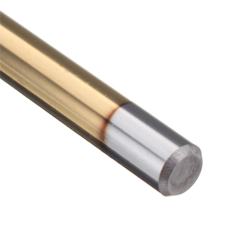 17mm/22mm Titanized End Milling Cutter Single Flute Spiral Bit Length for Metalworking