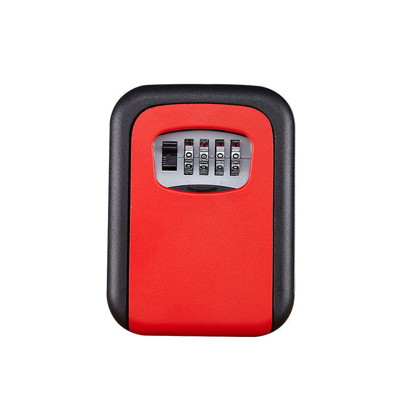 4 Digits Password Key Box Decoration Password Lock Key Storage Box Wall Mounted