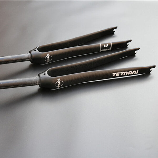 700C 3K T800 Full Carbon Fiber Bike Front Fork V-Brake Bicycle Bike Road Fork