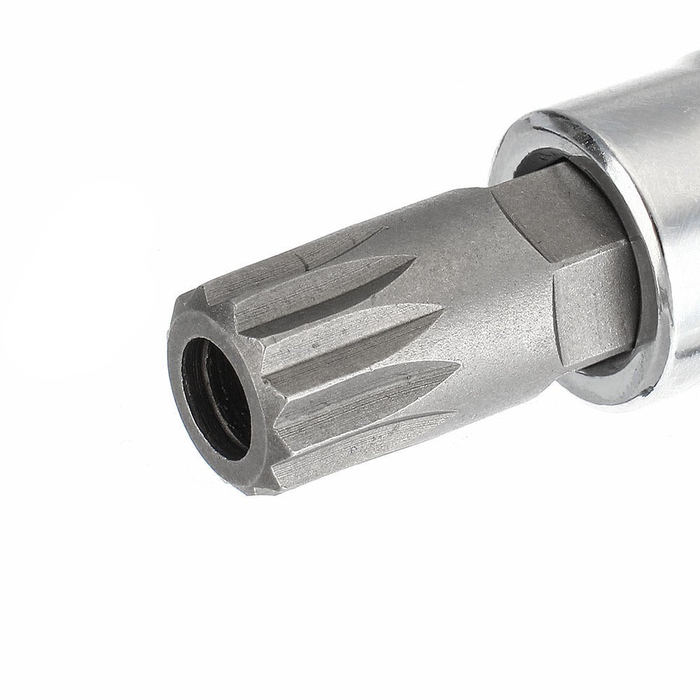 10pcs Red/Blue XZN12 Point Tamper Proof Socket Adapter Set Triple Square Spline Bit Socket
