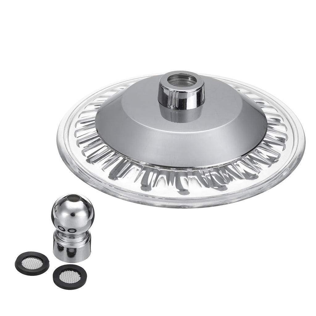 7 Colors Automatic LED Light Changing Round Top Shower Head Bath Rainfall Showerhead High Pressure