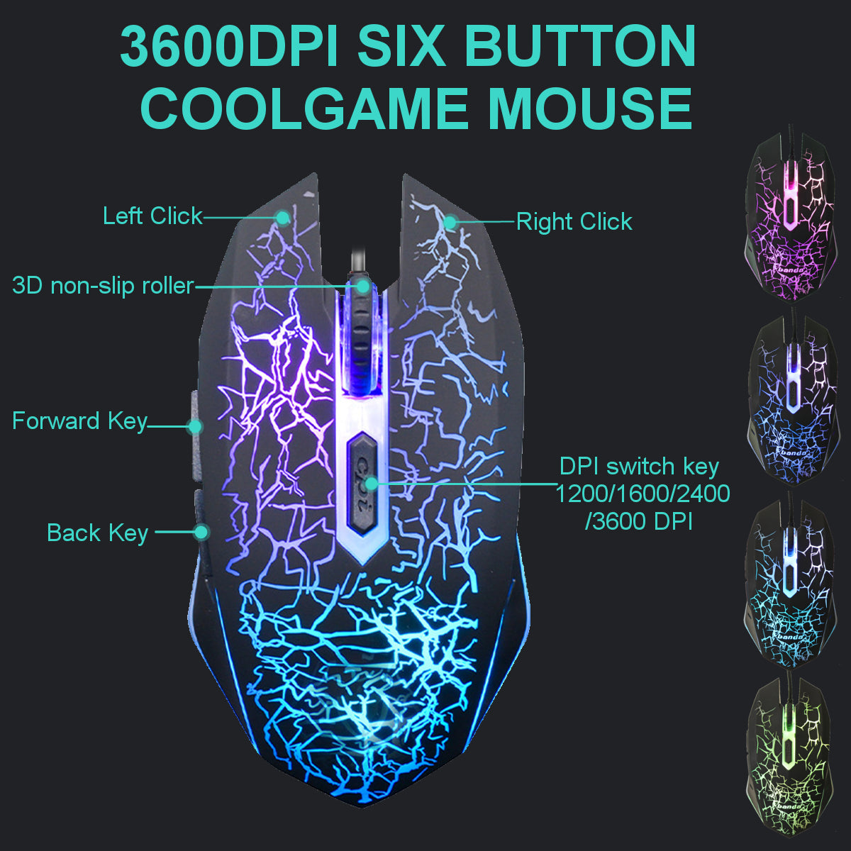 Gaming Keyboard and Mouse and Mouse pad and Gaming Headset Wired LED RGB Backlight Bundle