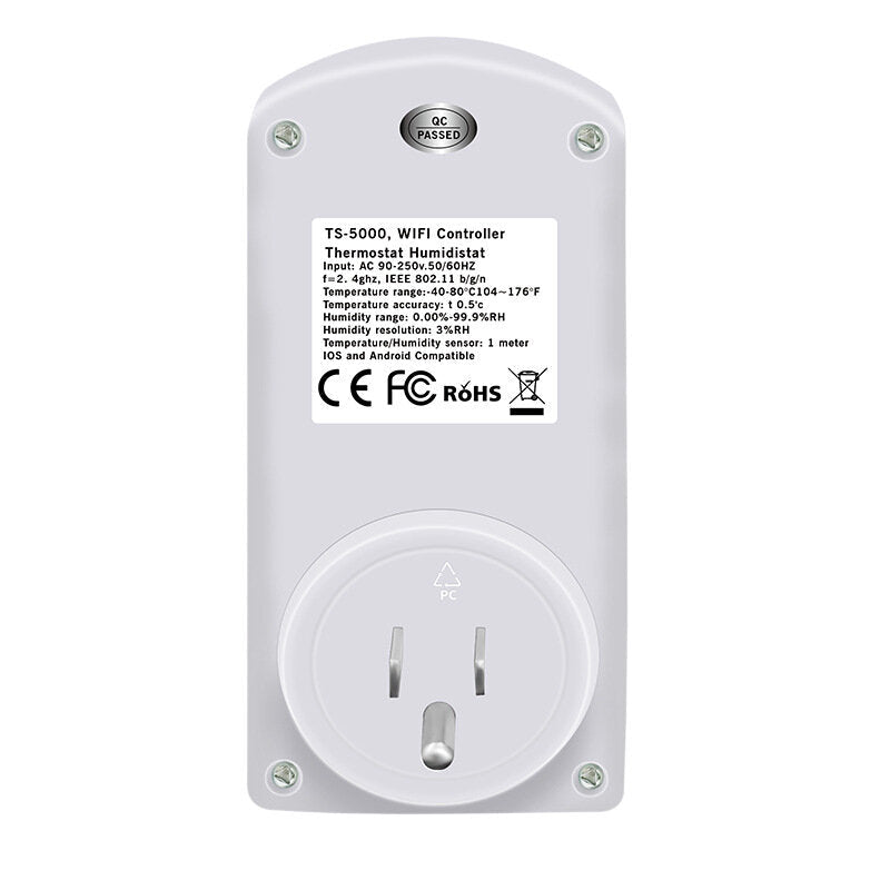 WIFI Thermostat Wireless Temperature Humidity Thermostat Smart Module APP Remote Control Timing Switch Socket Monitor Work with eWeLink App