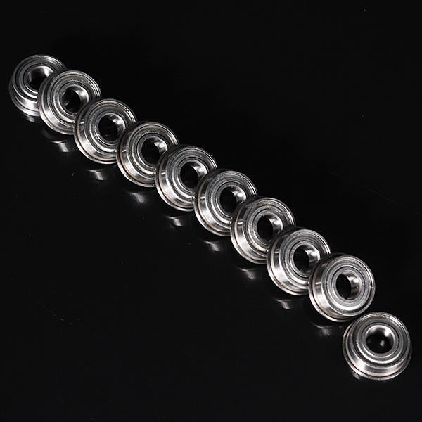 10pcs 5x11x4mm Flange Bushing Ball Bearings Flange Size 12.5x0.8mm