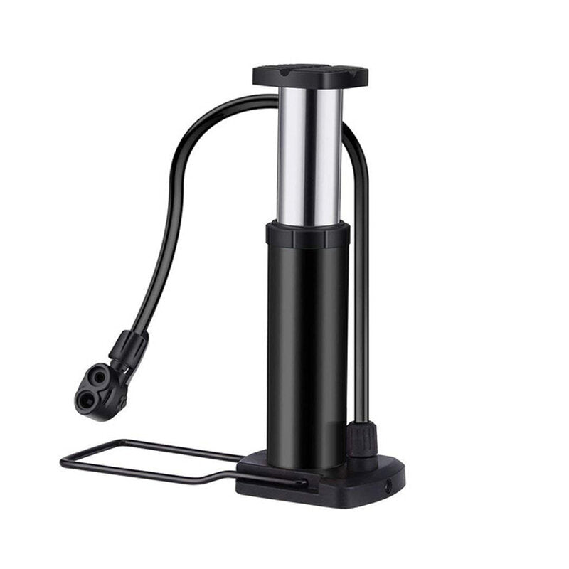 120PSI Cycling Bicycle Foot Activated Pump Aluminum Alloy Mini Mountain Road Bike Pump