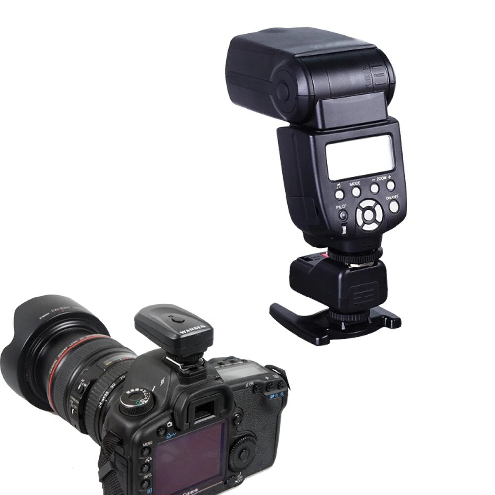 Wireless Flash Trigger Sync Speed with Receiver Transmitter for Canon for Nikon for Pentax DSLR Camera 4 Channels