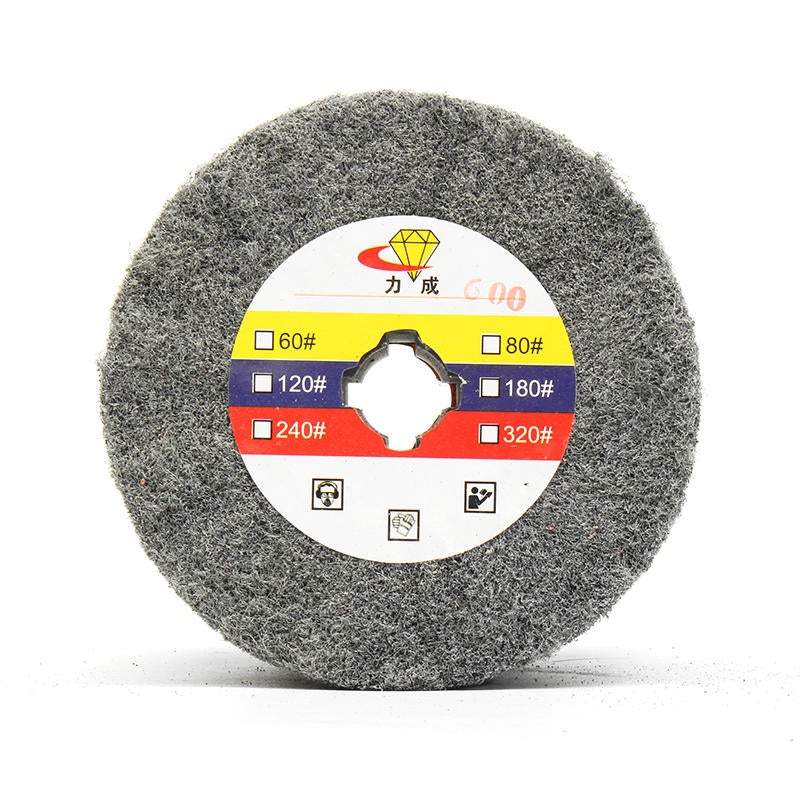 120x100mm 400 to 600 Grit Metal Steel Wire Drawing Burnishing Polishing Wheel for Burnishing Machine
