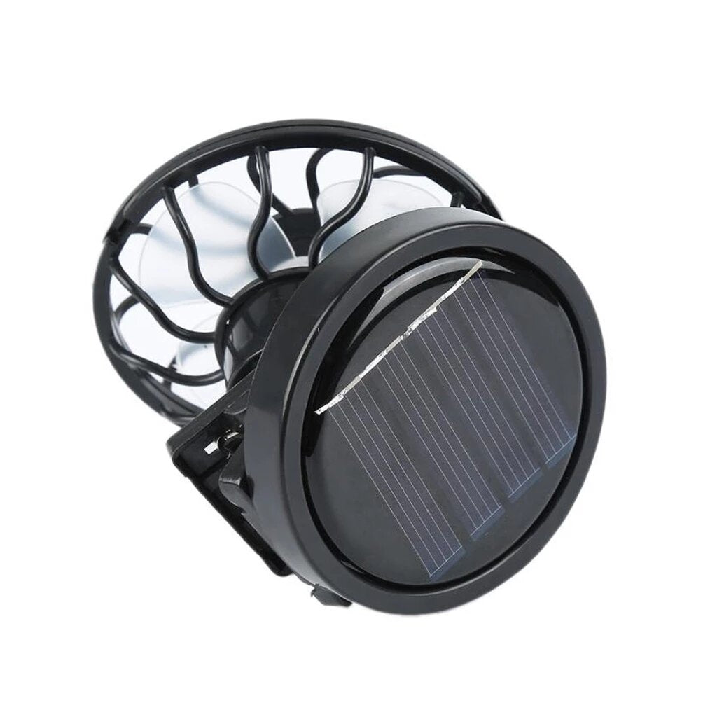 USB All-Round Adjustable Dual-Head Fan 12V 24V 360 Degree Car Cooling Fan Three Speed Control Low Noise Air Cooler