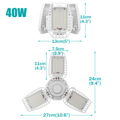 LED Camping Light Adjustable Folding Ceiling Fan Blade Lamp Energy Saving Work Lamp Outdoor Home