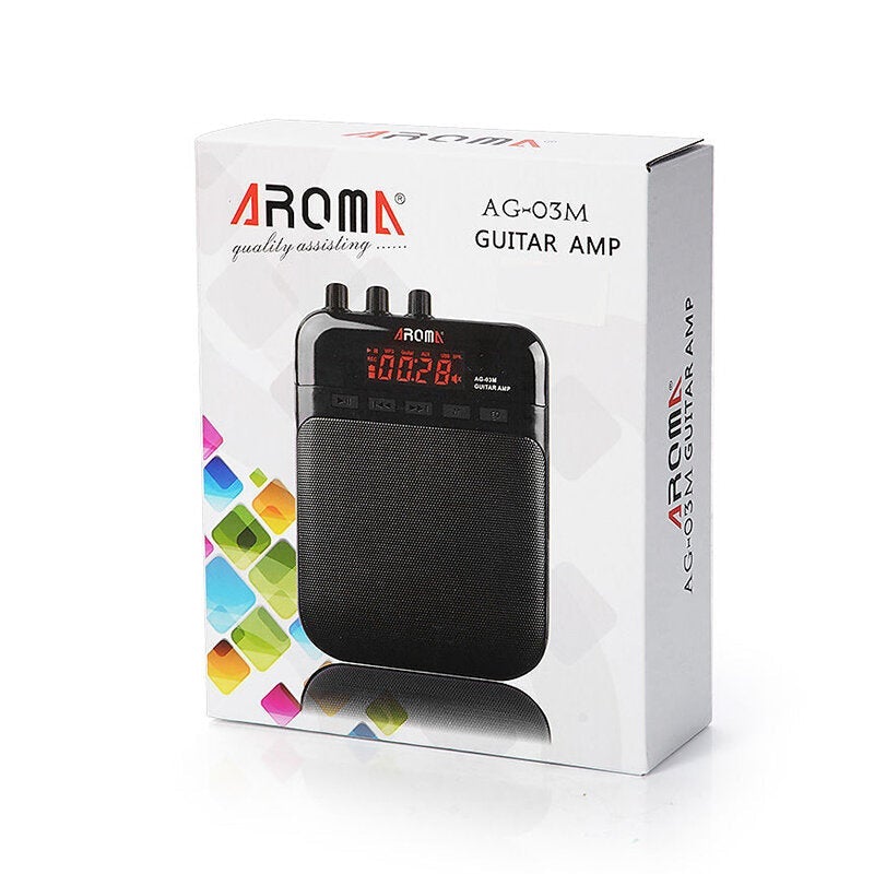 Portable Charging Mini Guitar Amplifier Black