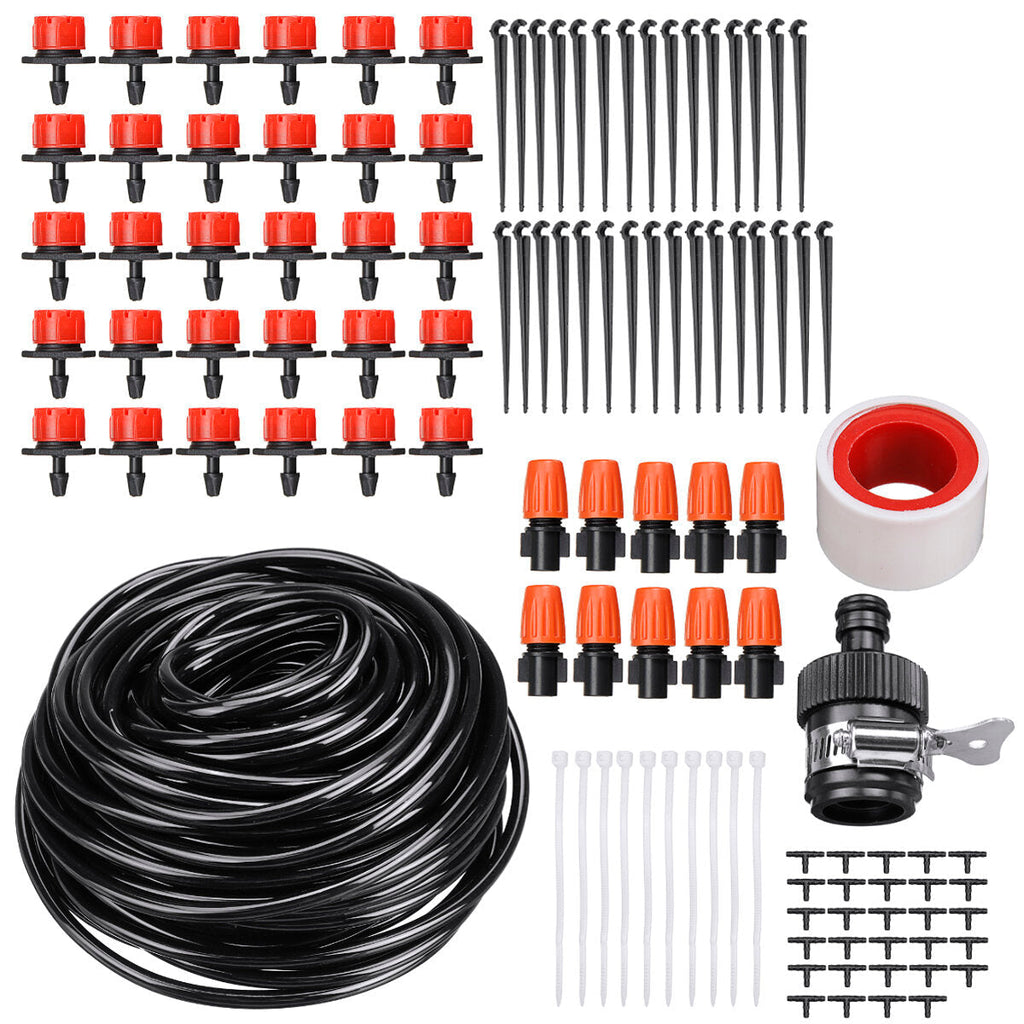 33/133/91/191Pcs Automatic Drip Irrigation Controller System Kit Micro Sprinkler Garden Watering