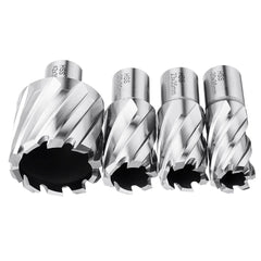 12-42mm High Speed Steel Metal Core Drill Bit Annular Cutter for Magnetic Drill Press Hollow Drill Bit with Weldon Shank Hole Opener Metal