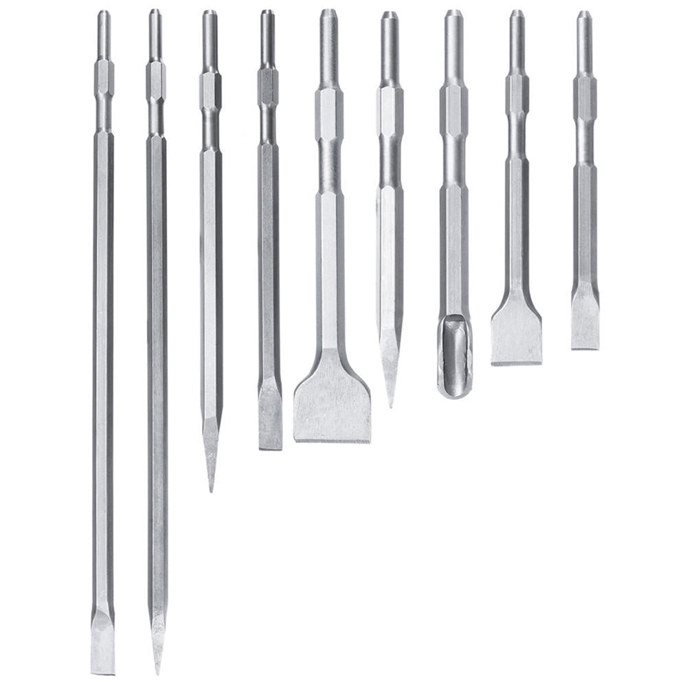 17mm SDS Plus Chisel Flat/Point/U Type For Electric Hammer Drill Jackhammer 0810/0840