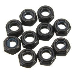50pcs Carbon Steel Hex Nut Nylon Insert Lock Nut M2/M2.5/M3/M4/M5/M6/M8/M10/M12