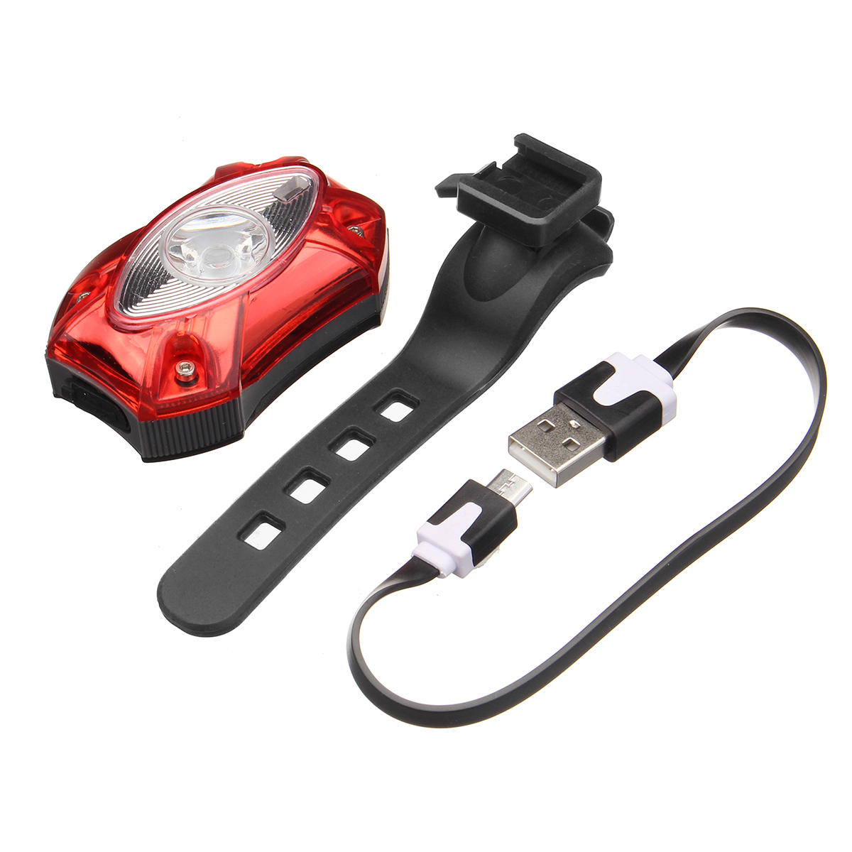USB Rechargeable Bicycle Light 3W Water Proof Highlight 3 Modes