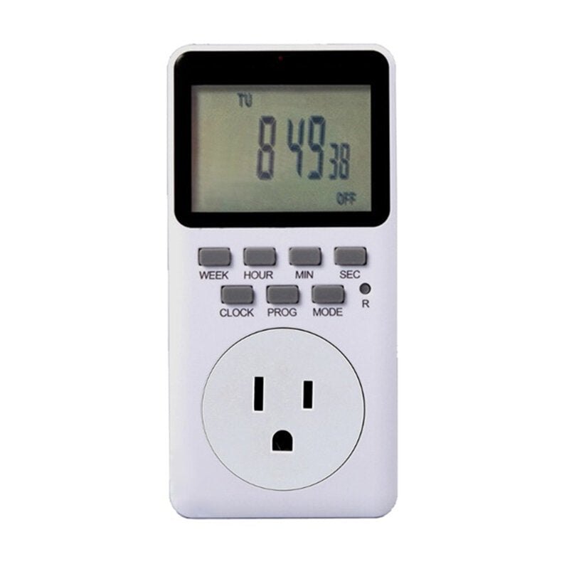 EU Plug Outlet Electric Digital Socket Timer Plug 220V Time Control Countdown Socket Timer Switch