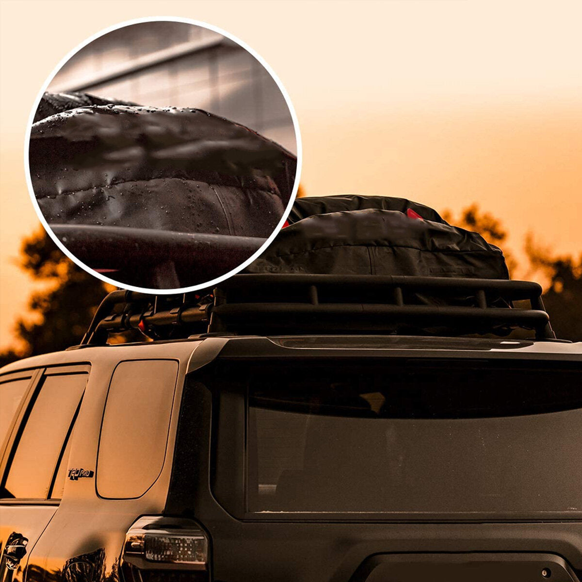 120x90x44cm Car Roof Top Rack Storage BagsTravel 600D Cargo Carrier Luggage Storage Waterproof