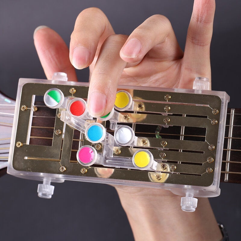 Anti-Pain Finger Cots Guitar Assistant Teaching Aid Guitar Learning System Teaching Aid For Guitar Beginner