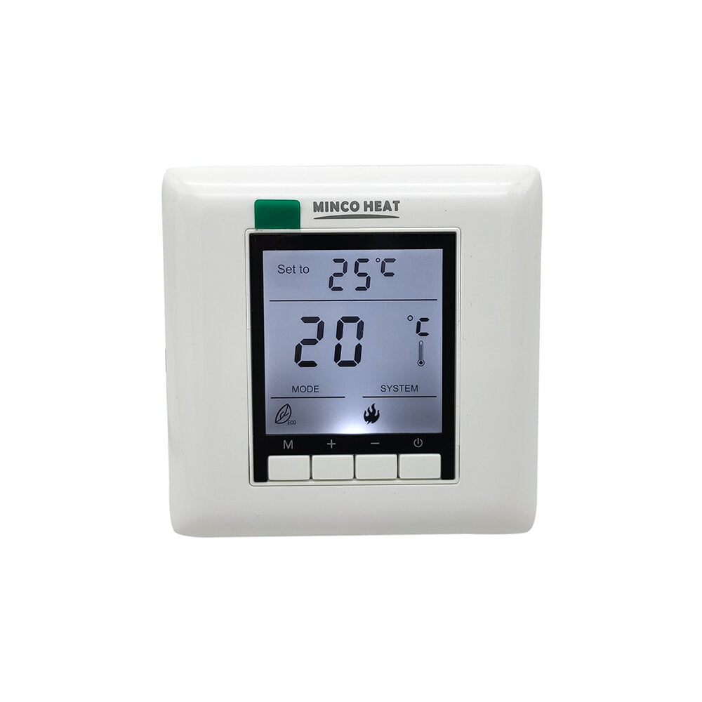 Electric Heating Floor Thermostat 8mm Thickness Panel for Heating Cable Heating Film Temperature Controller 230V30A