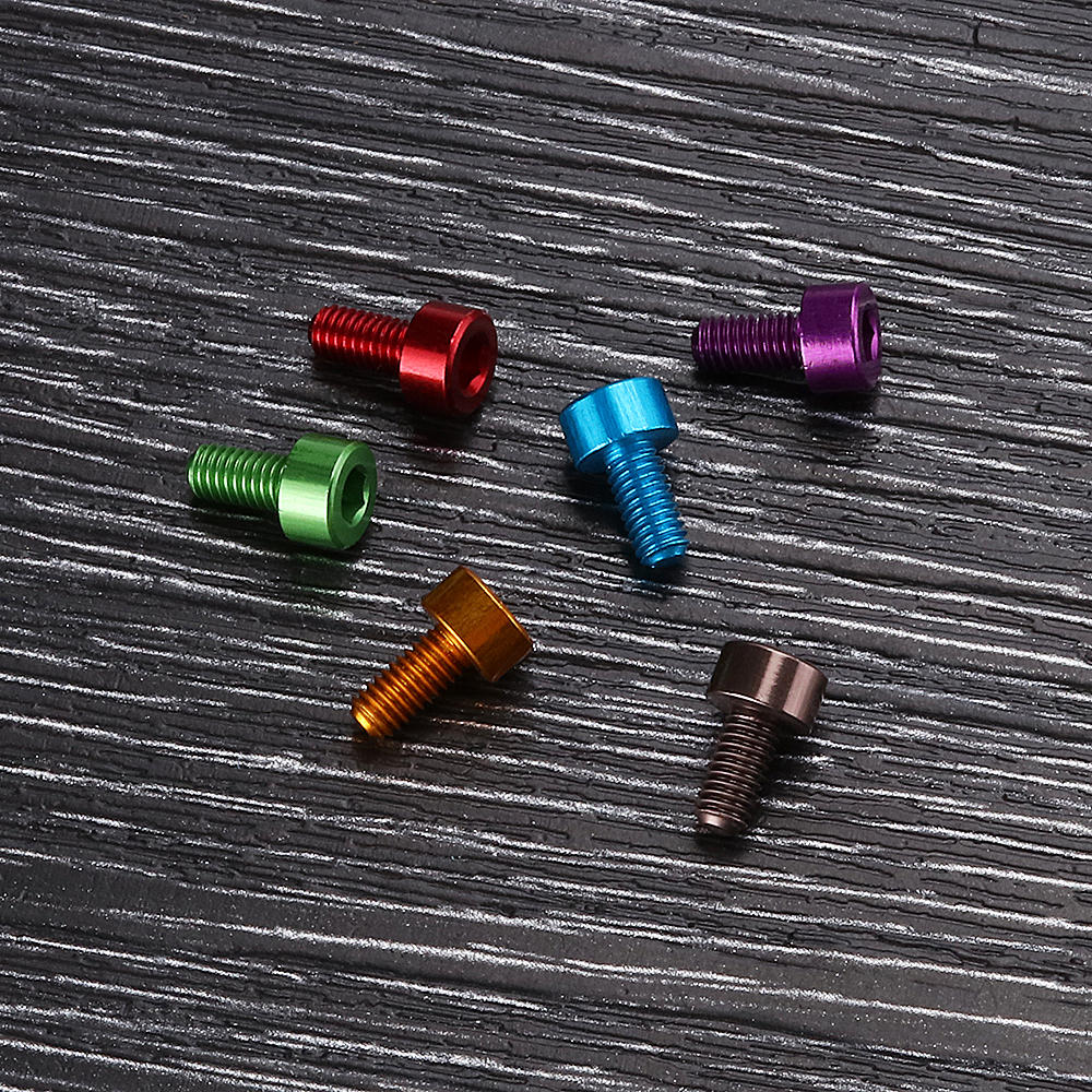 10Pcs M36mm Hex Socket Screw M3 Cap Head Bolt 7075 Aluminum Alloy Multicolor
