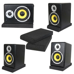 Studio Foam Monitor Isolation Pad Pads Soundproofing Foam Wall Tile
