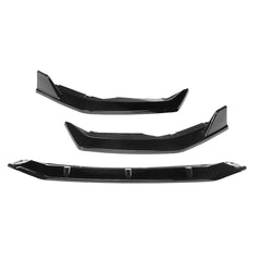 Painted Bright Black Front Bumper Lip Chin Spoiler Splitter For Nissan Sentra 2020 2021