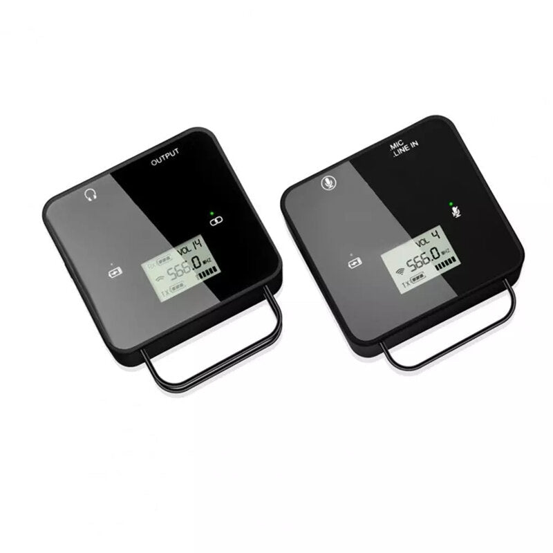 Portable Mini UHF Wireless Professional Lavalier Microphone with True Diversity Reception System Mic for Camera DSLR