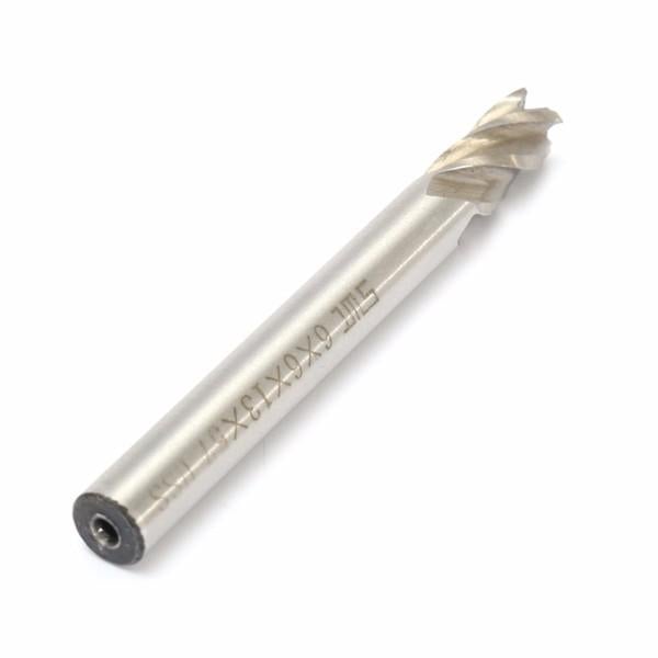 10pcs 1.5-6mm 4 Flute End Mill Cutter 6mm Shank Straight Drill Bit