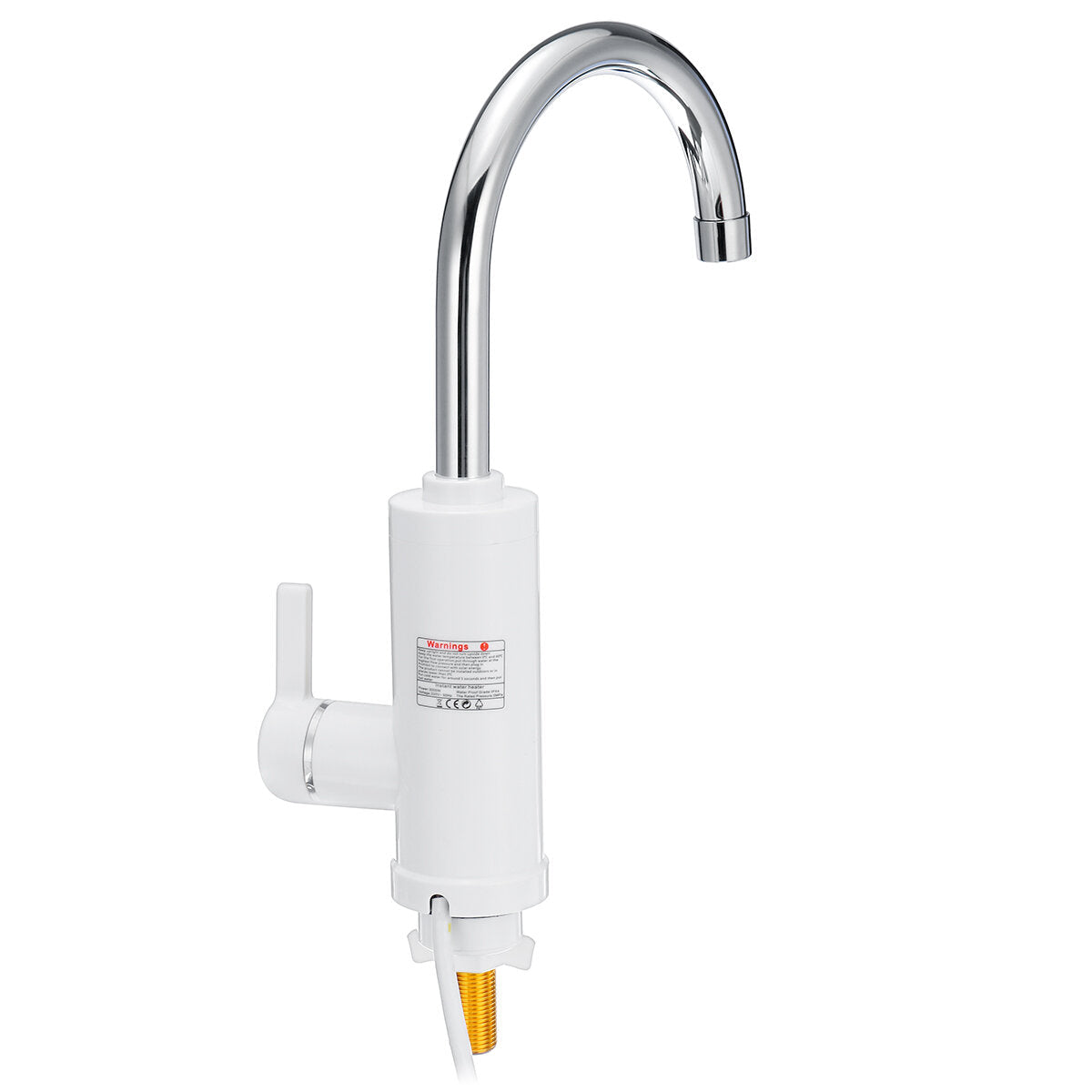 360 Electric Heater LED Faucet Tap Hot Water Bathroom Kitchen Fast