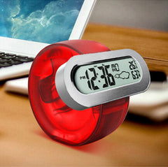 Eco-Friendly Battery Free Water Powered Clock with Alarm Thermometer Weather Station