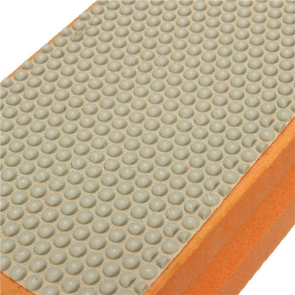 95*58mm 60-3000 Grit Diamond Hand Pad For Granite Concrete Marble Glass Polishing