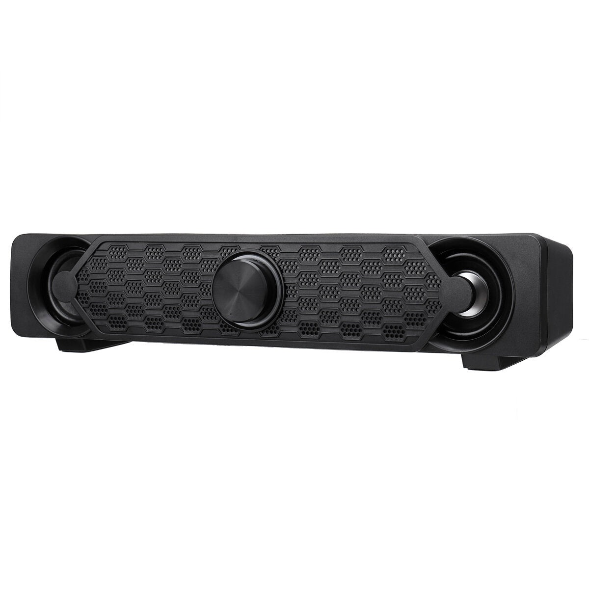Desktop Soundbar Hi-Fi 3D Surround Sound Bass 50.8mm Dual Drivers Luminous USB AUX Wired Speaker