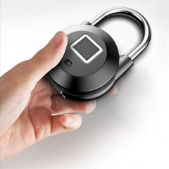 Smart Fingerprint Door Lock Padlock USB Charging Keyless Anti Theft Travel Luggage Drawer Safety Escape Room 0.5 Second Unlock IP65 Waterproof