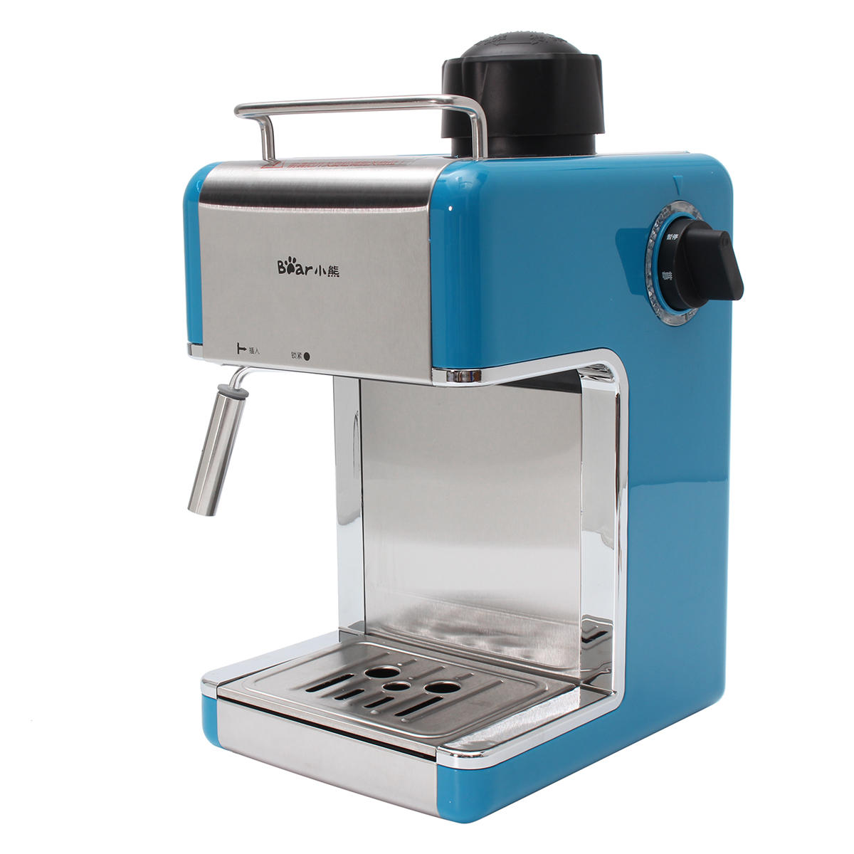 Stainless Steel Kitchen Steam Espresso Cappuccino Latte Coffee Maker Machine