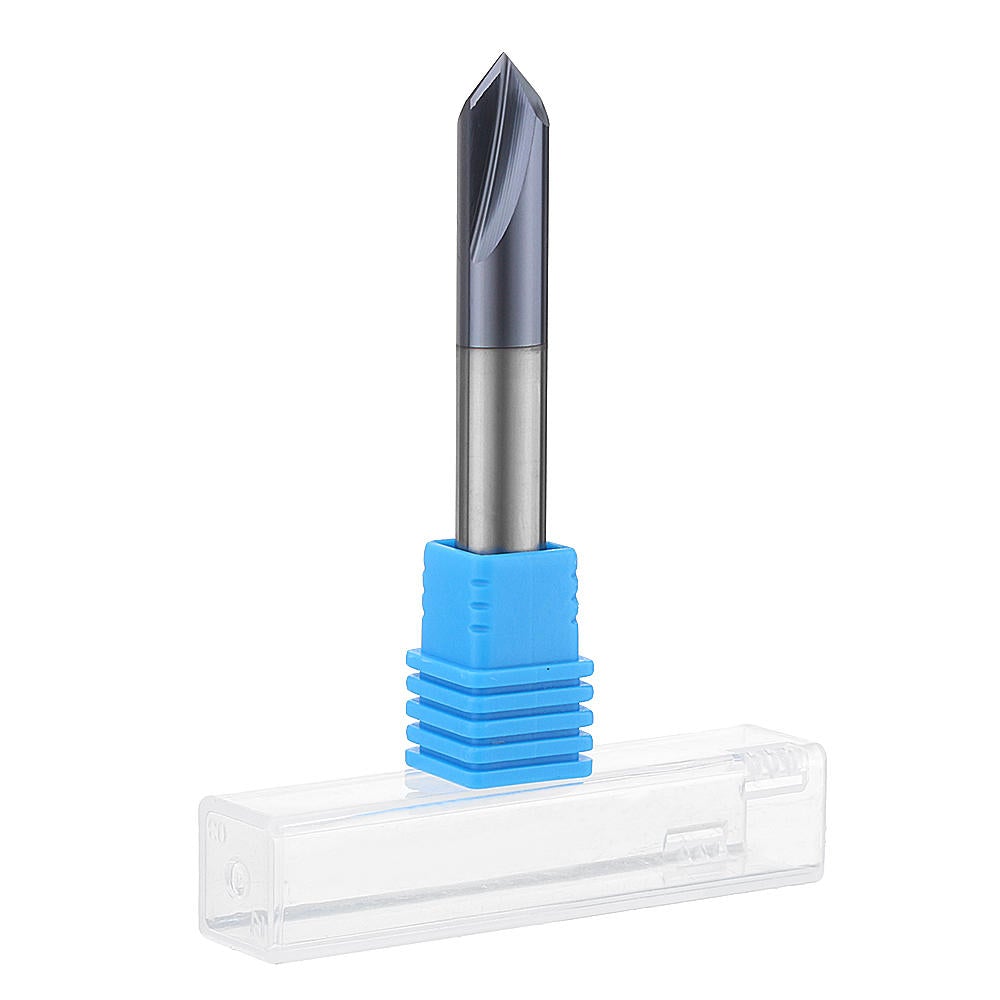 2 Flutes 90 Degree 2-12mm Carbide Chamfering Cutter End Mill HRC45 Milling Cutter