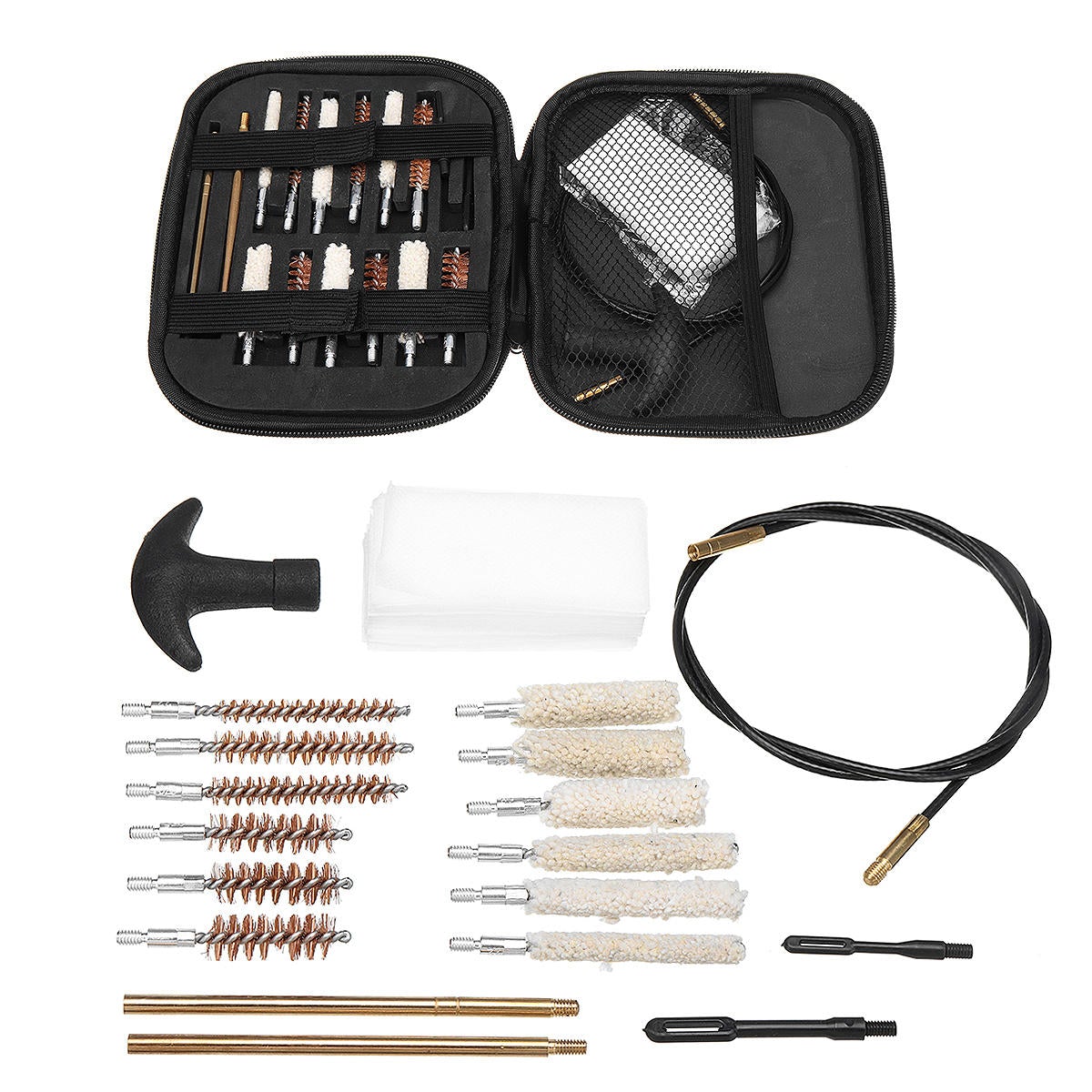 18pcs Cleaning Kit Abrasive Tool for Caliber 22 357 38 9mm 40 Hand Tools