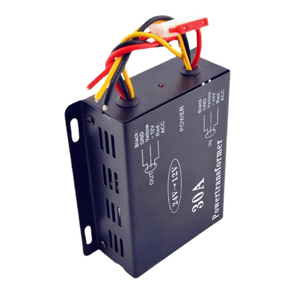 Vehicle Car DC 24V to 12V 6A 10A 15A 20A 30A Power Supply Transformer Converter