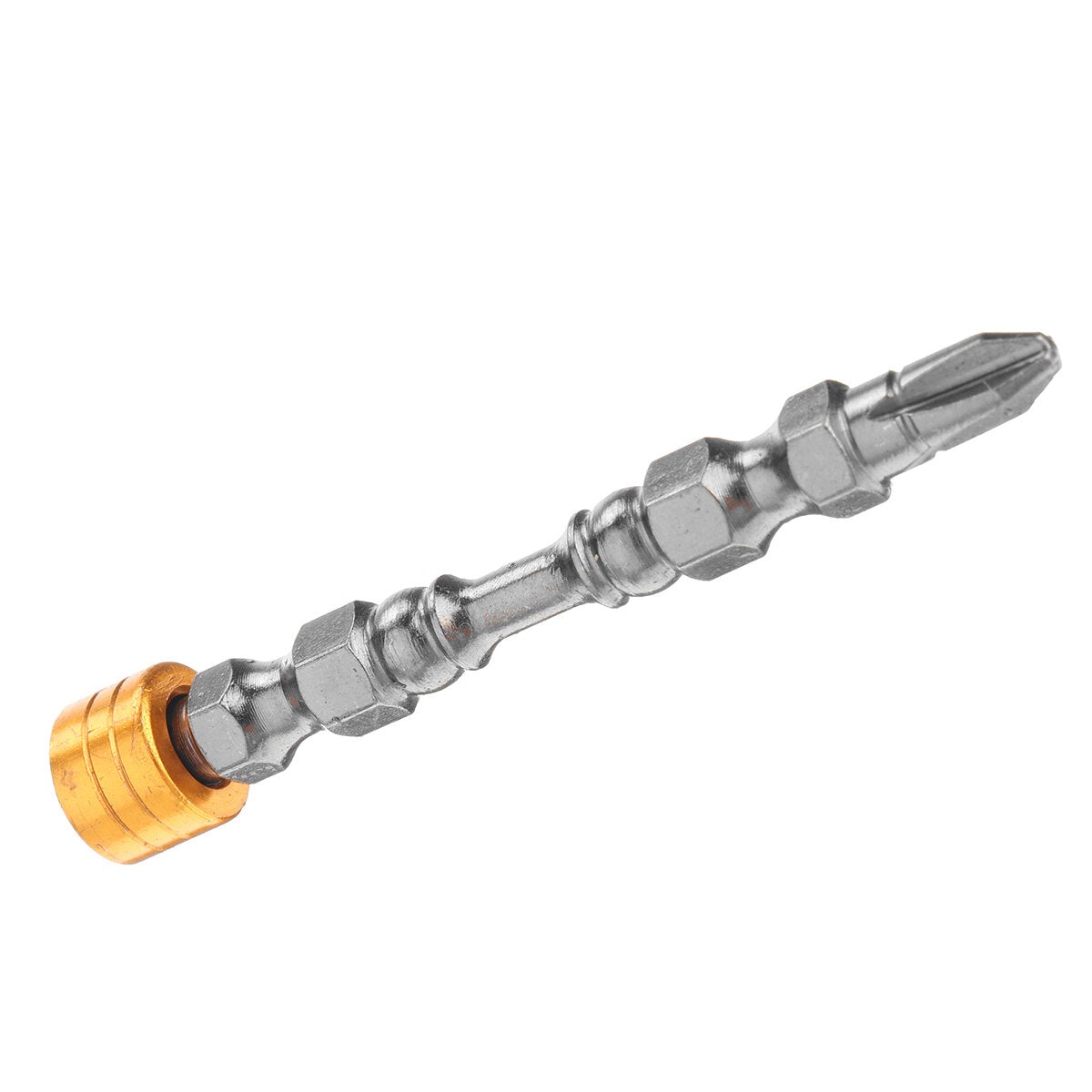 10Pcs S2 Alloy Steel Magnetic Cross Screwdriver Bit High Hardness Electric Strong Screwdriver Magnetic Ring Bit Set