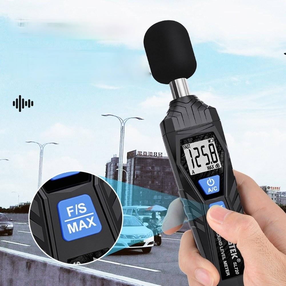 30~130dB Meter Noise Detector Measuring Instrument Mini Audio Sound Level Decibel Monitor Indicator