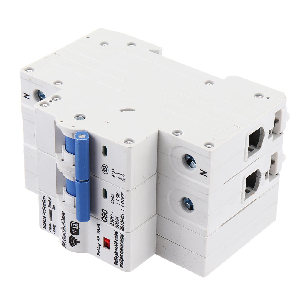 WiFi Smart Circuit Breaker Switch Smart Home Automation Overload Short Circuit Voice Control with Alexa Google Home,100A