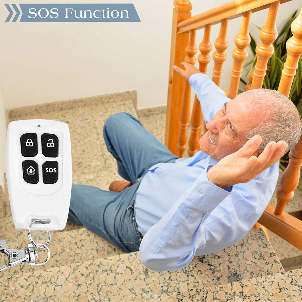 Wireless WIFI Gateway Host & Siren 2 in 1 Wifi Smart Security Alarm System Door Sensor PIR Motion Sensor APP Control,433MHz